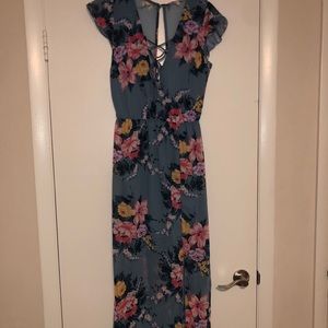 Floral short sleeve dress